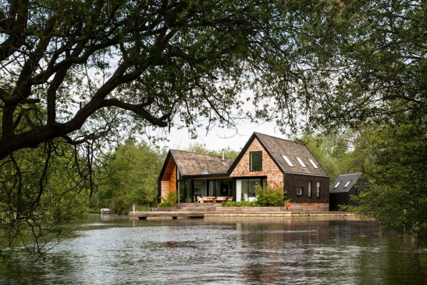 现代住宅的诺福克海滨度假屋-11