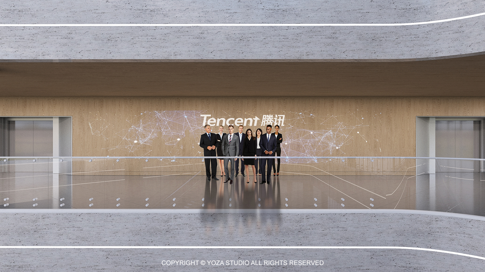 腾讯北京总部大楼展厅-Tencent Beijing Showroom-0