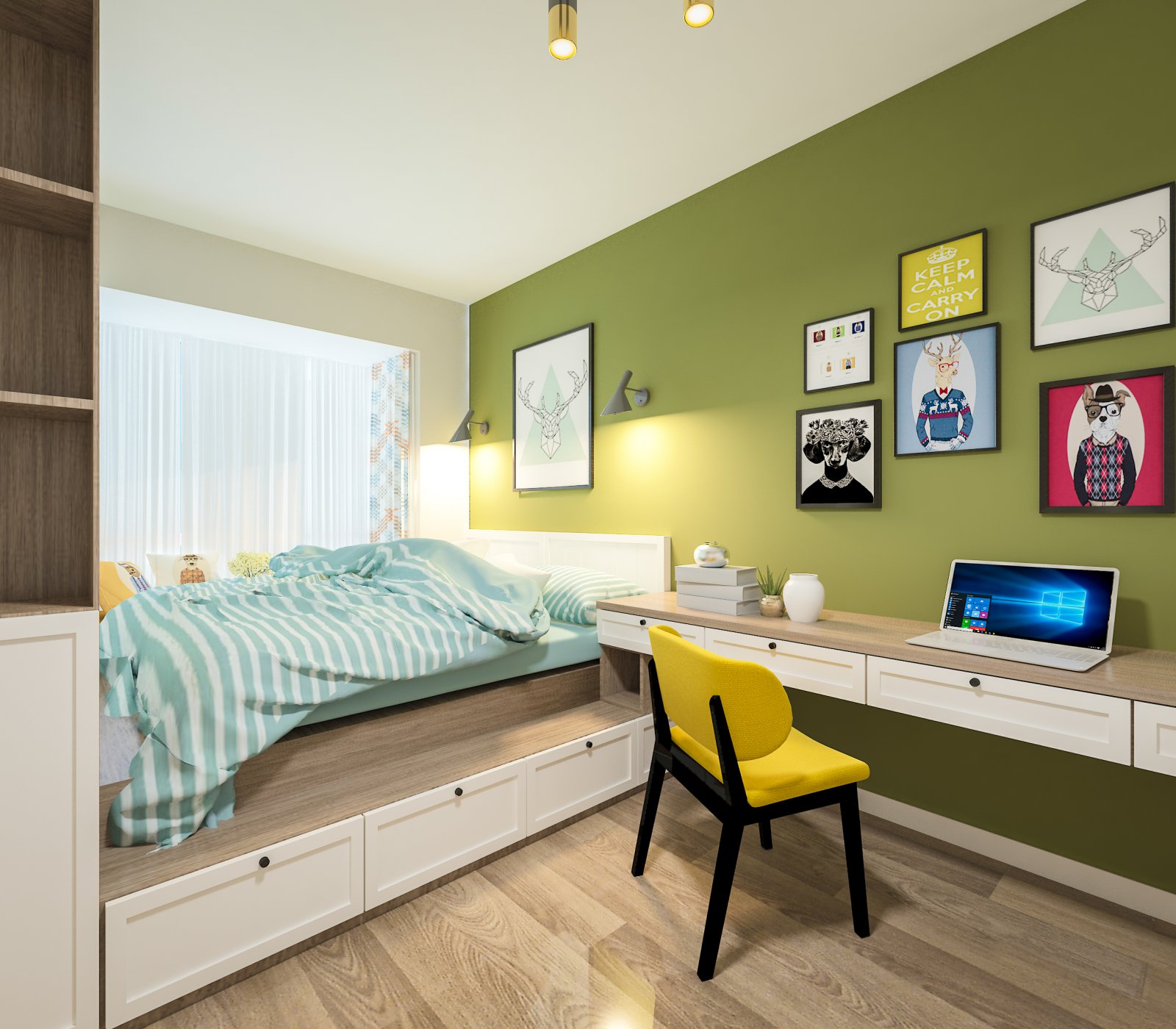 70㎡一家三口温馨之家-8