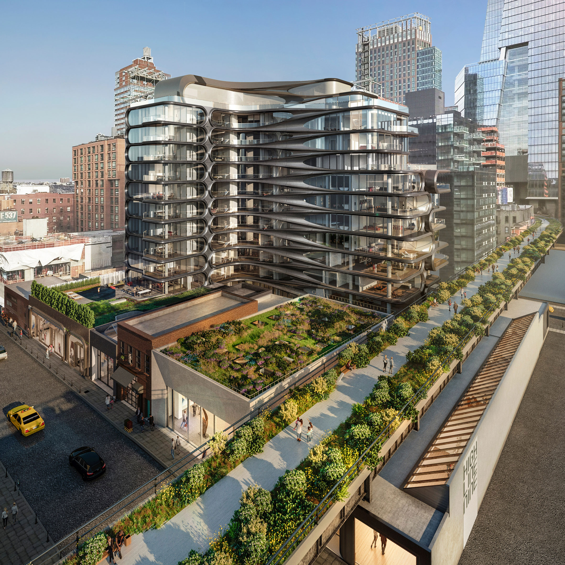 High Line Nine galleries to surround Zaha Hadid's New York condos-0