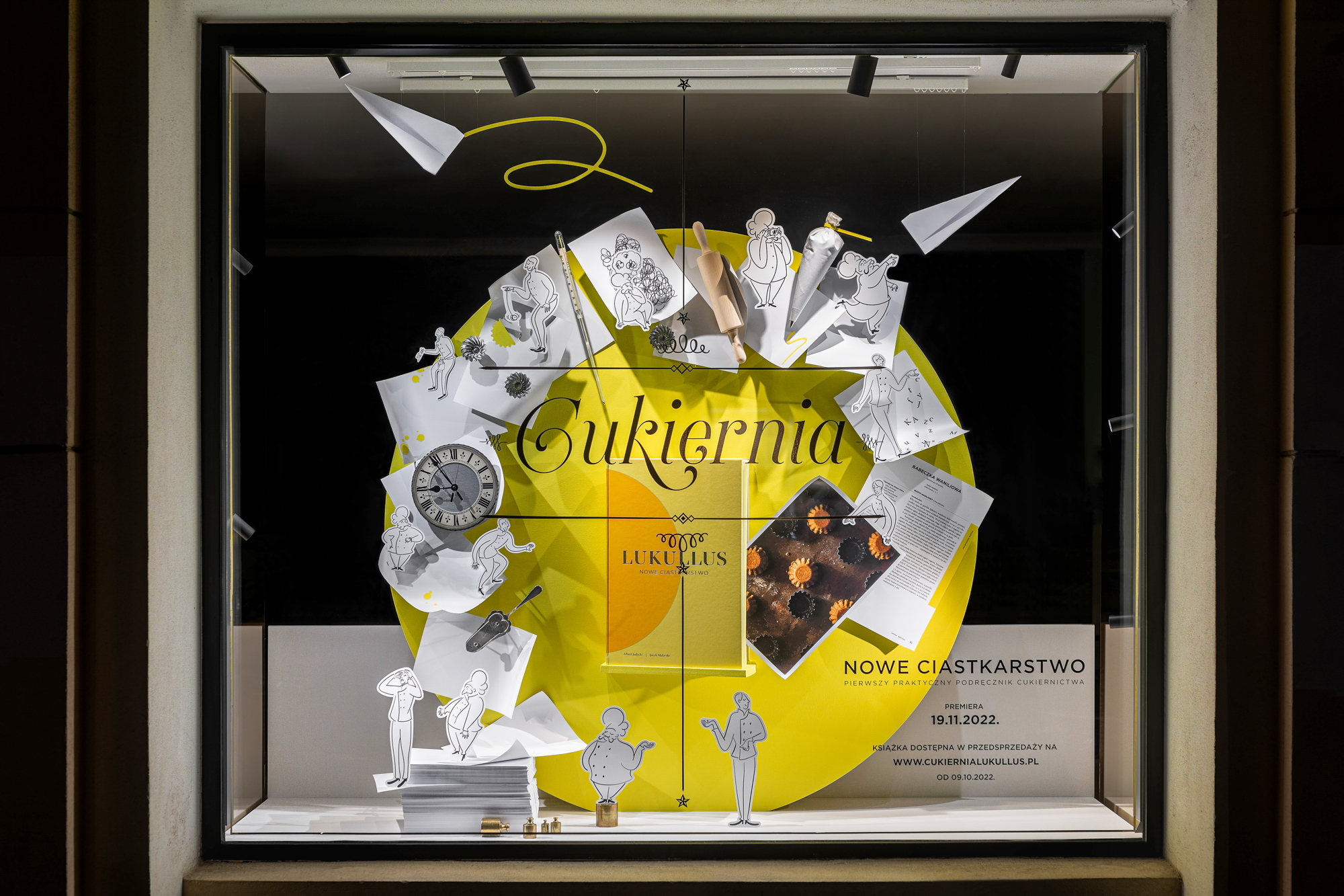 The Cookbook 橱窗展示丨波兰华沙丨Lukullus-1