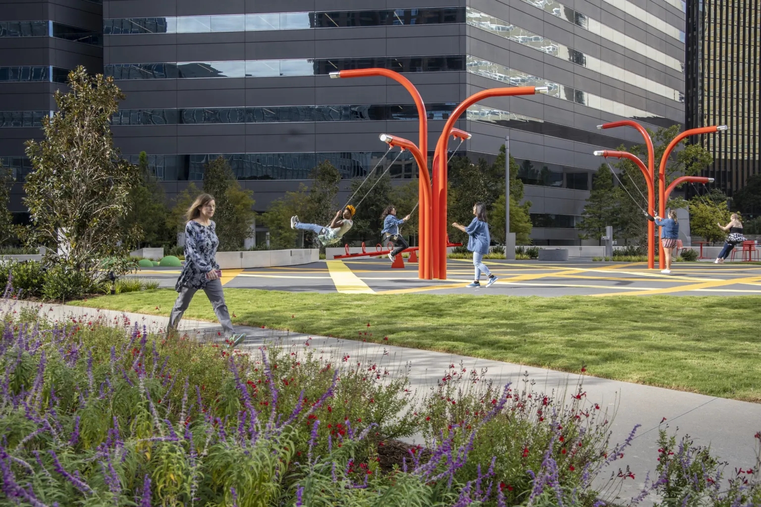 达拉斯太平洋广场丨美国达拉斯丨HKS 建筑事务所,SWA 达拉斯工作室-30