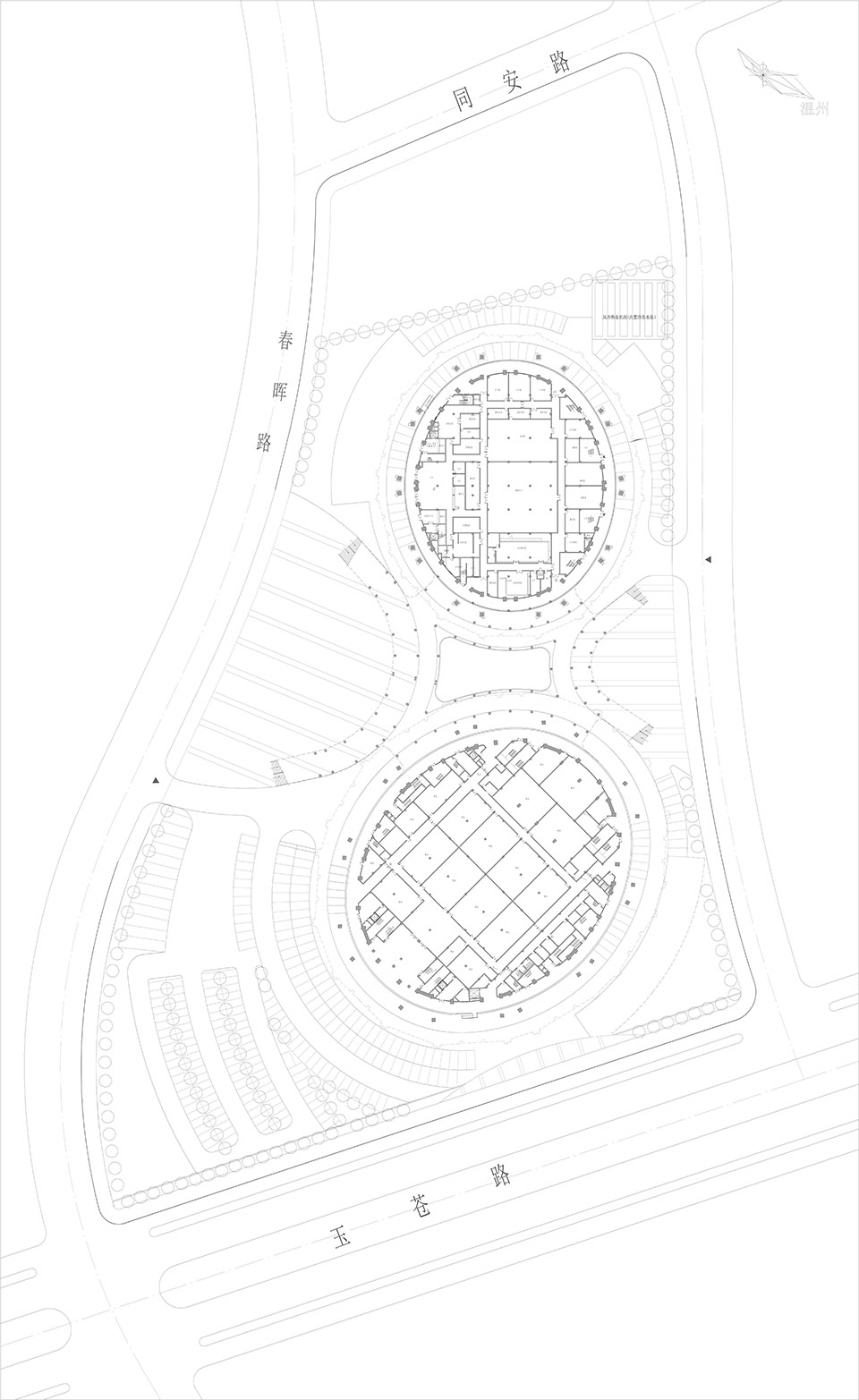 苍南体育中心 | 型钢桁架结构与曲线美学的完美结合-92