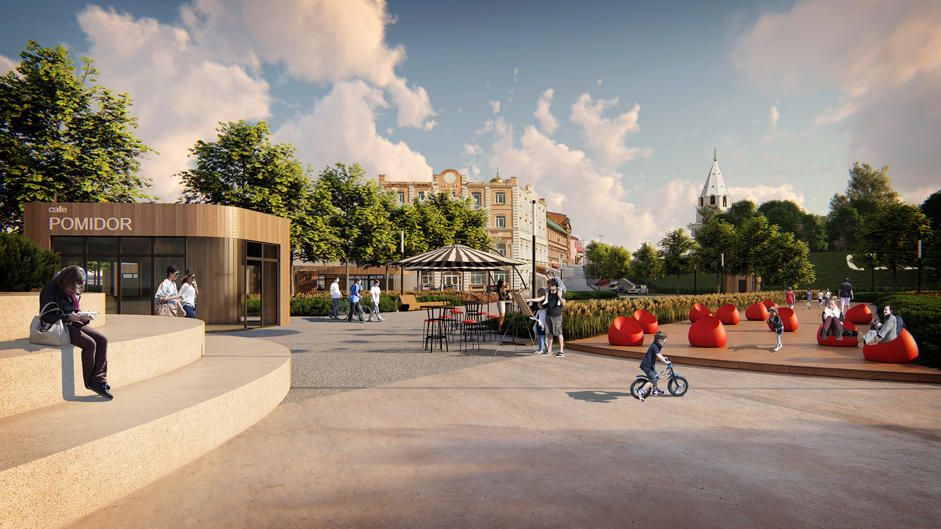 Syzran 市河岸景观设计丨俄罗斯萨马拉-11