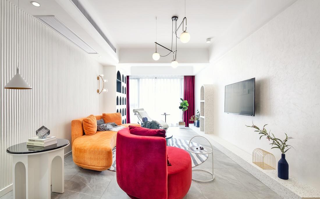 色彩斑斓的现代家居空间,巧妙融入传统元素-0