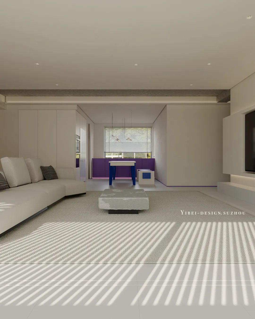 极简色彩的空间诗篇 · 家装设计丨中国苏州丨YIBEI DESIGN-6