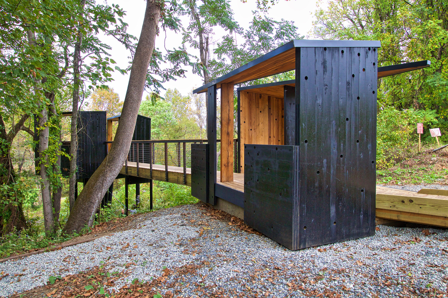 新河火车观察塔丨美国丨弗吉尼亚理工大学-11