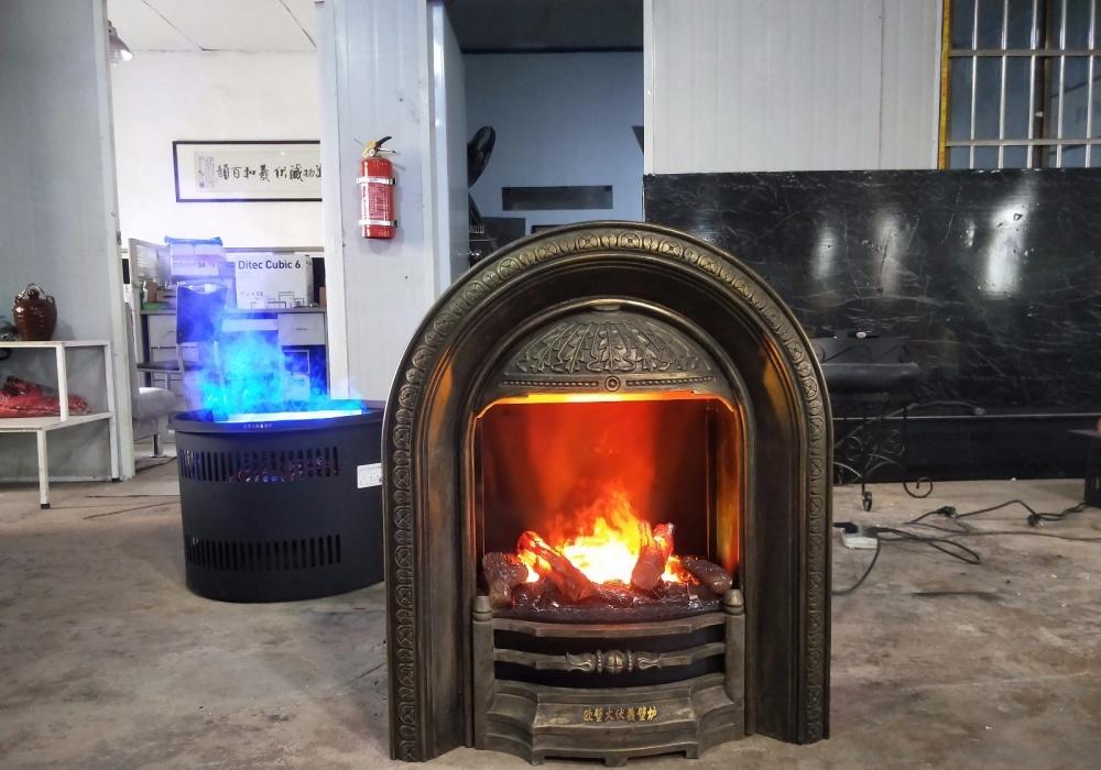 铸铁 3D 雾化壁炉，打造古典轻奢空间-10