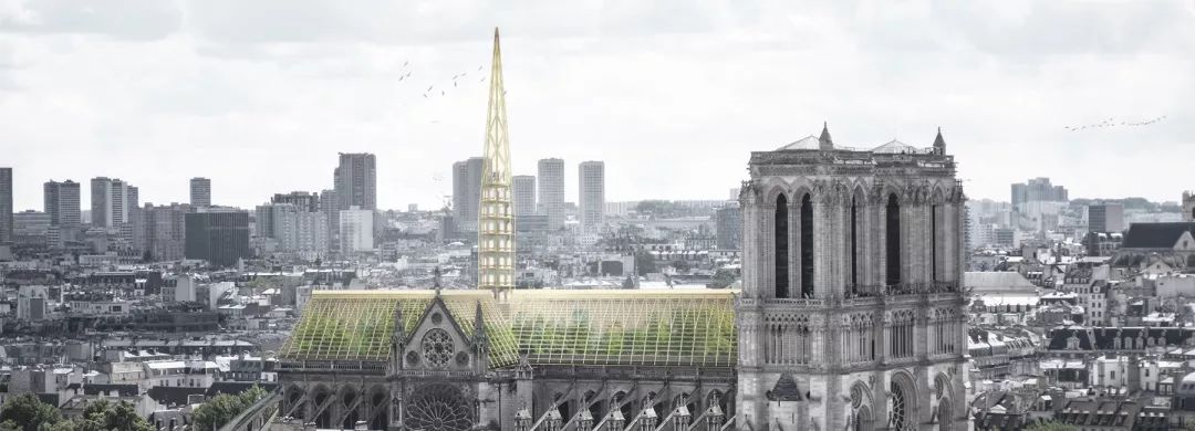 巴黎圣母院尖顶重建方案大 PK，现代与传统交融-36