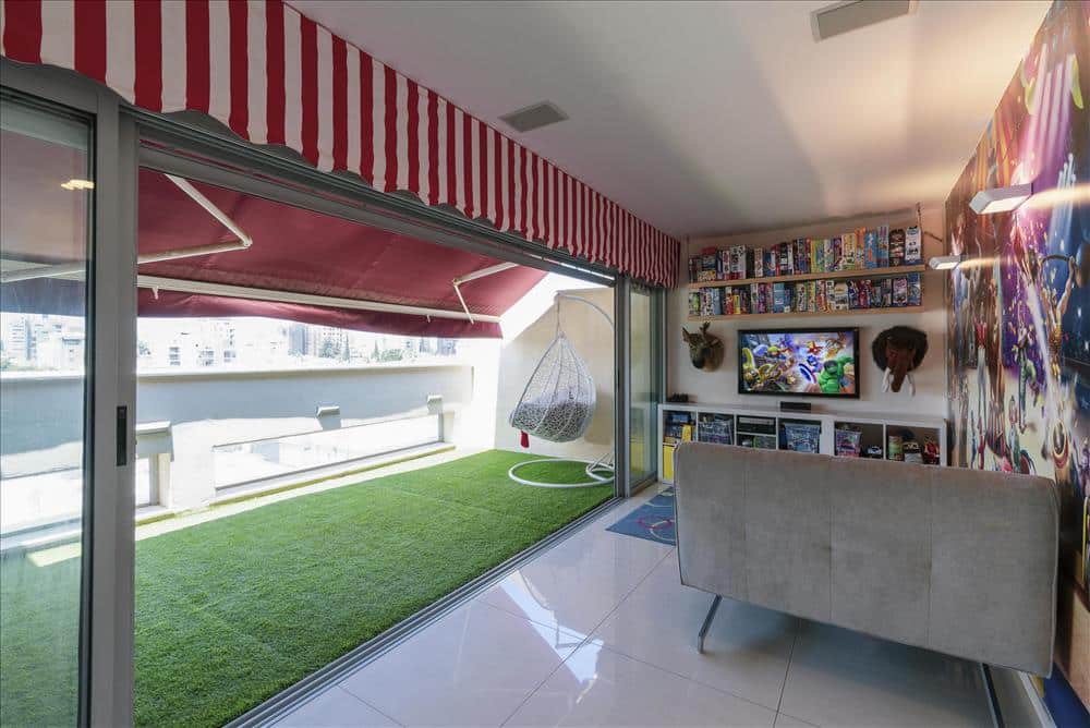 拉马特甘6居室阁楼室内设计丨博坦斯基室内设计与建筑事务所（由什洛米·博坦斯基创办和管理）-19