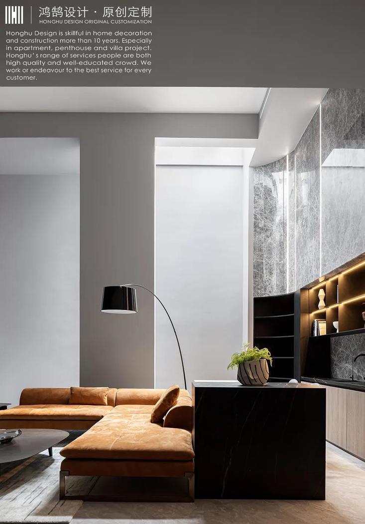 极简美学 · 350㎡底复空间的精致改造-11