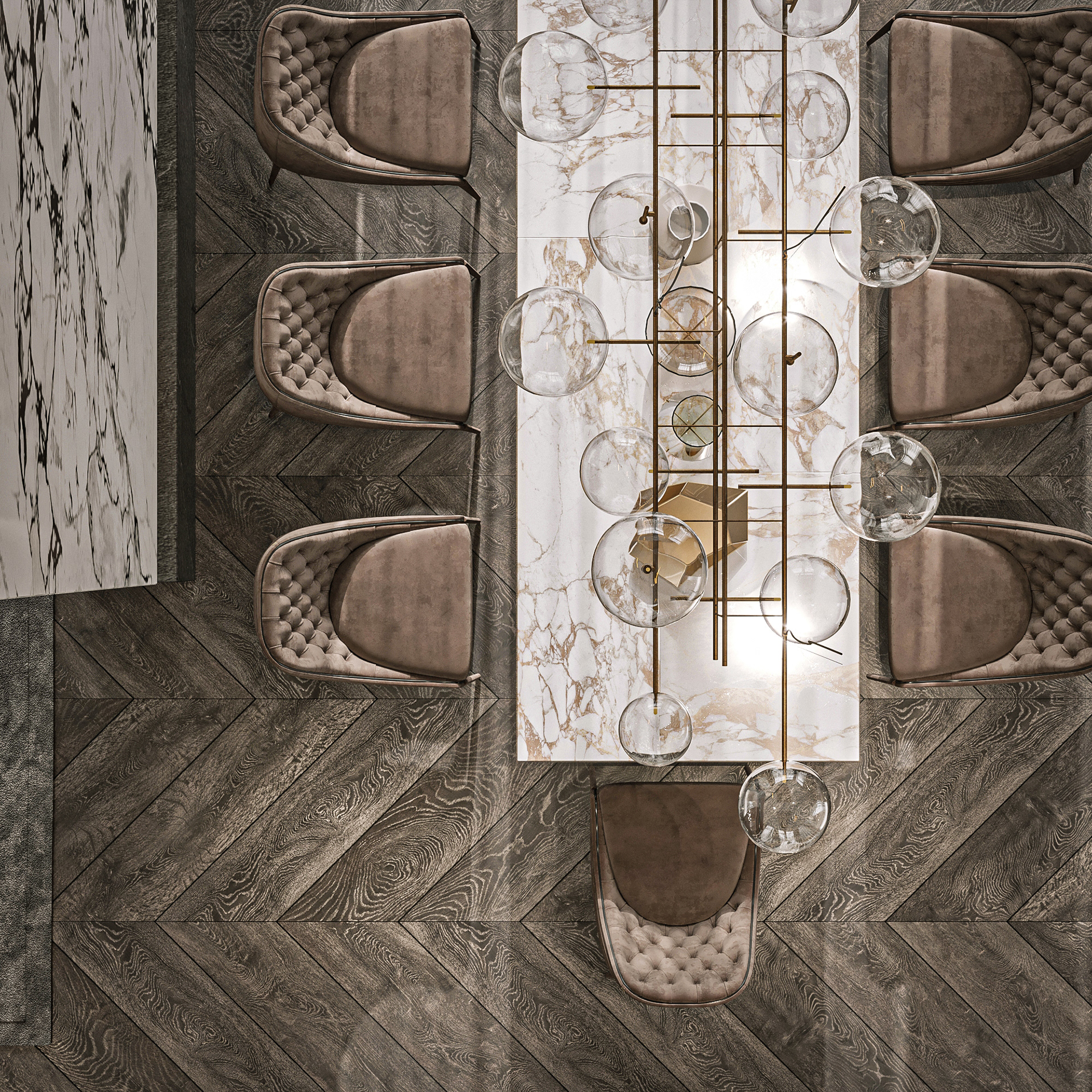 大理石与木质的完美结合                     -6