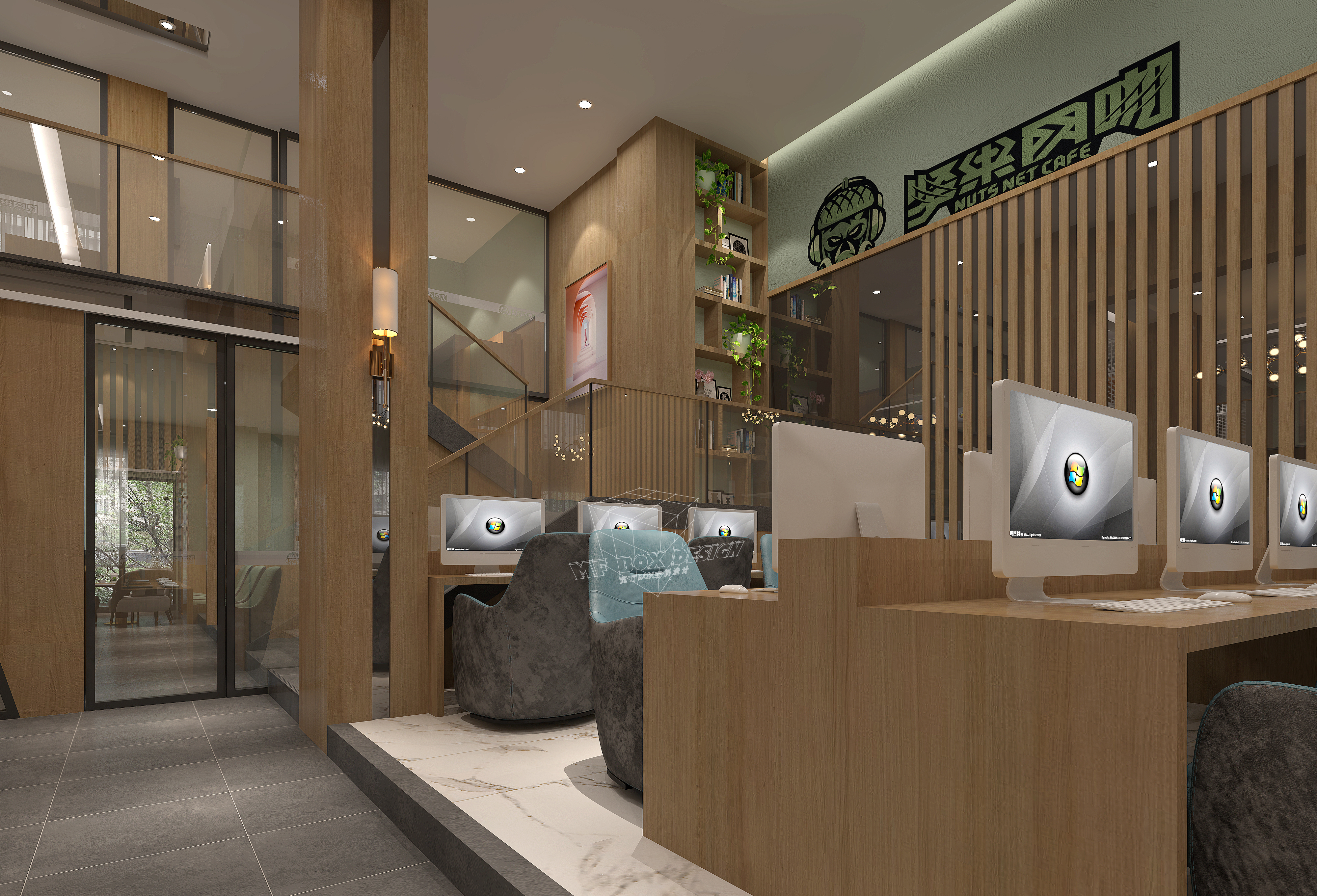 江西婺源坚果网咖一店丨中国江西丨魔方BoX空间设计事务所-5