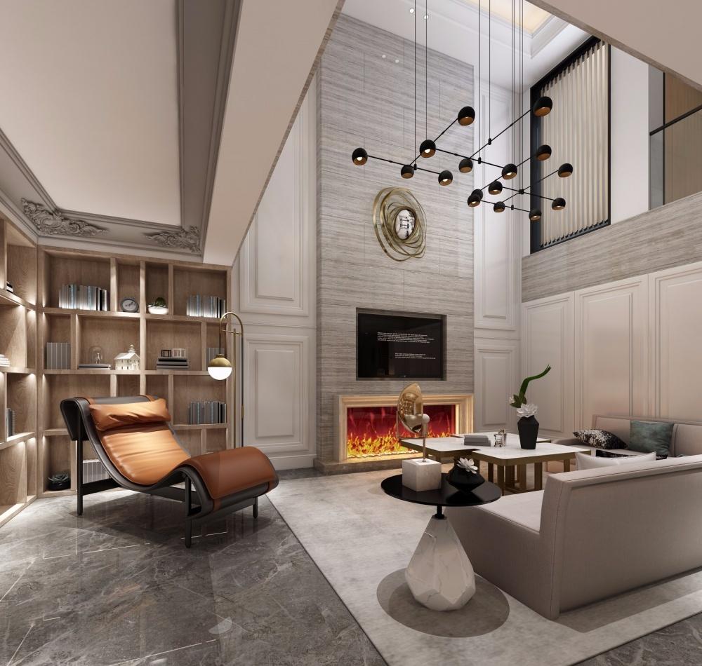 白马湖别墅客厅 | 现代简约风格演绎舒适空间-0