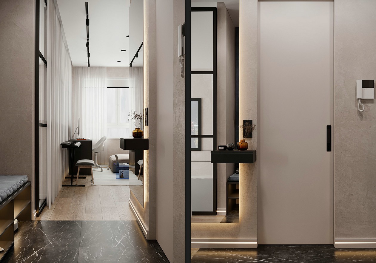 乌克兰现代风小空间设计-0