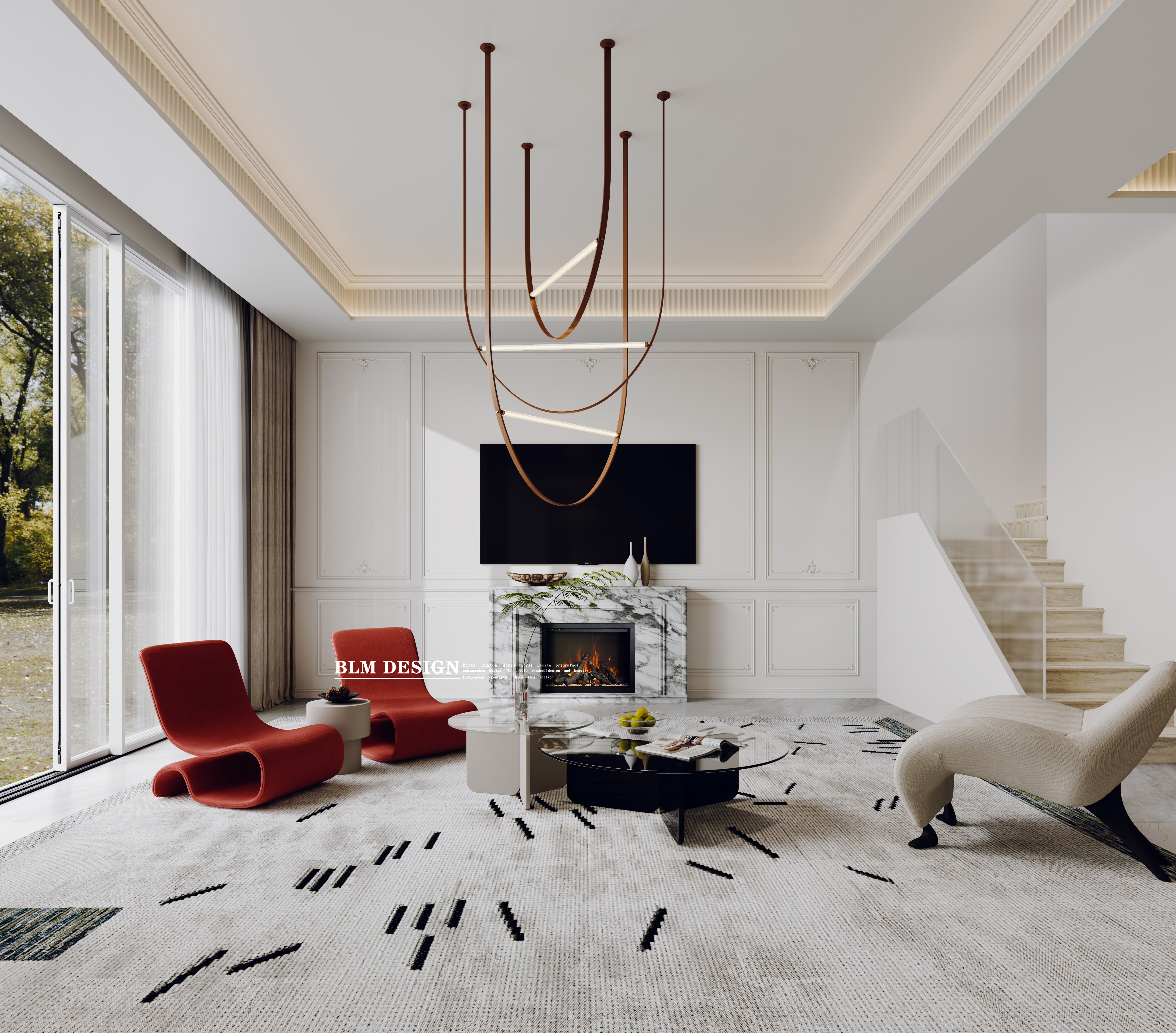 美式别墅-白龙马效果图-6