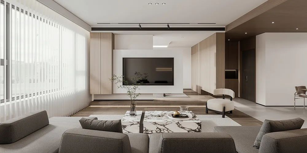 峰上名宅·现代极简风案例丨CITYFAMILY DECORATIO-3