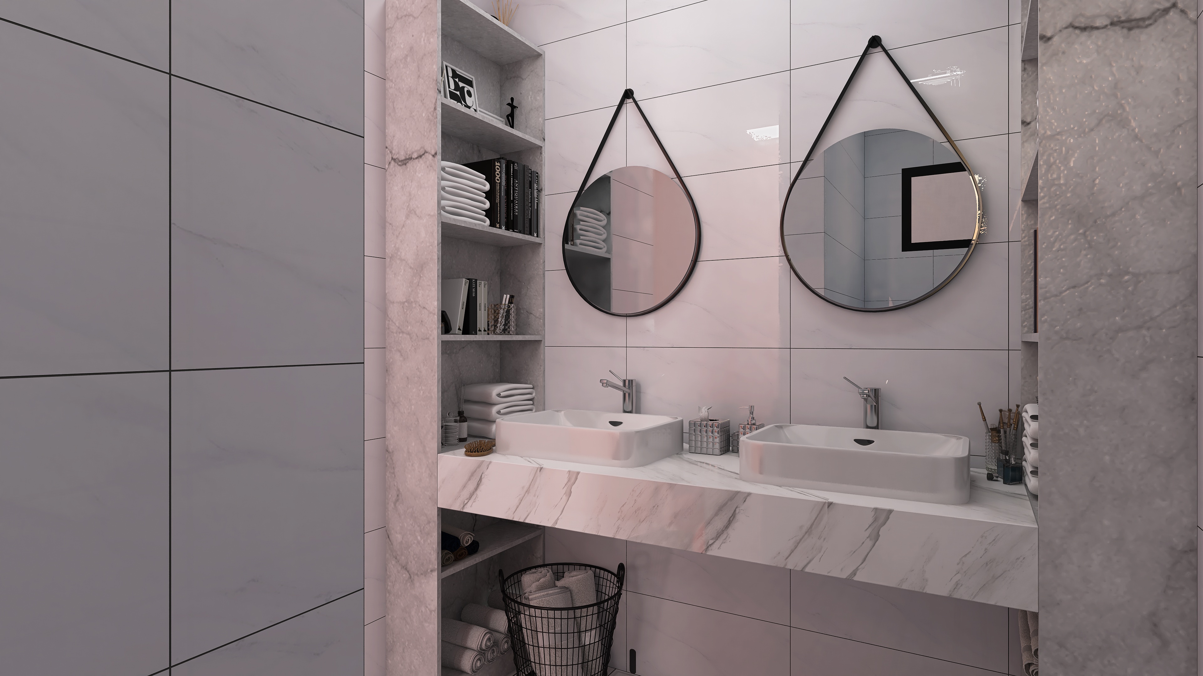 Kylie Jenner 风格 10 平方米浴室设计-11