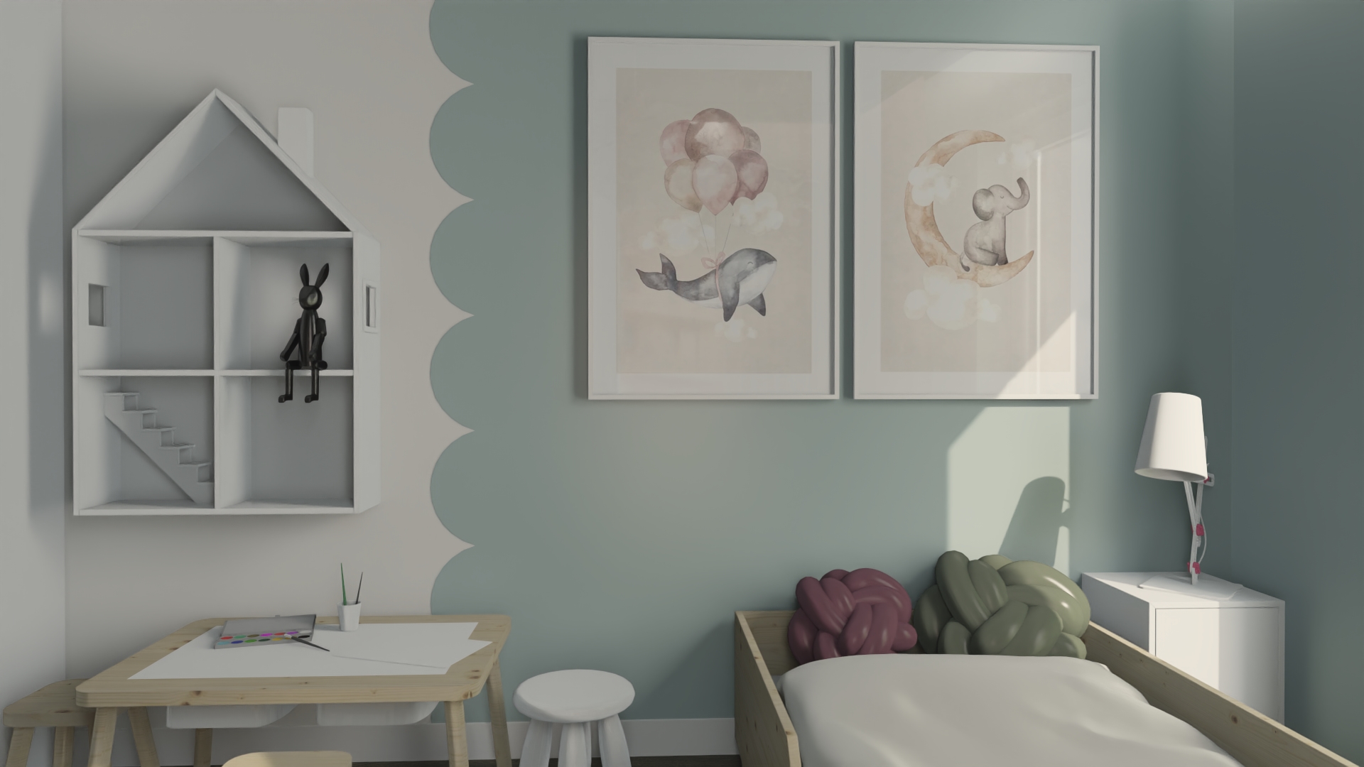 Projekt pokoju dla małej damy-4