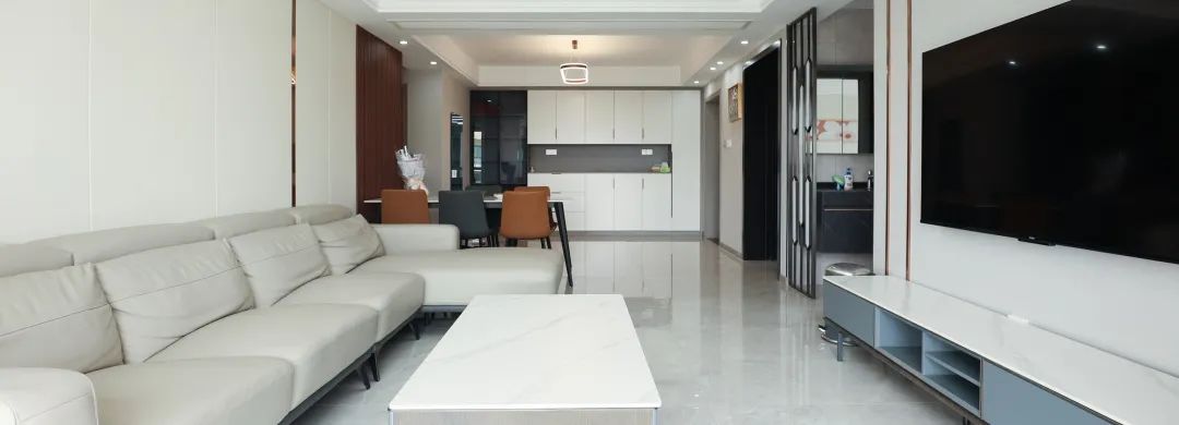 明发滨江新城 · 现代简约的无边界空间丨铭望装饰-53