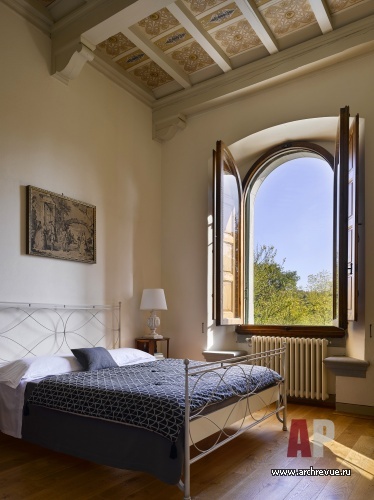 意大利托斯卡纳带壁画历史别墅修复丨娜塔莉亚·潘秋希娜-76