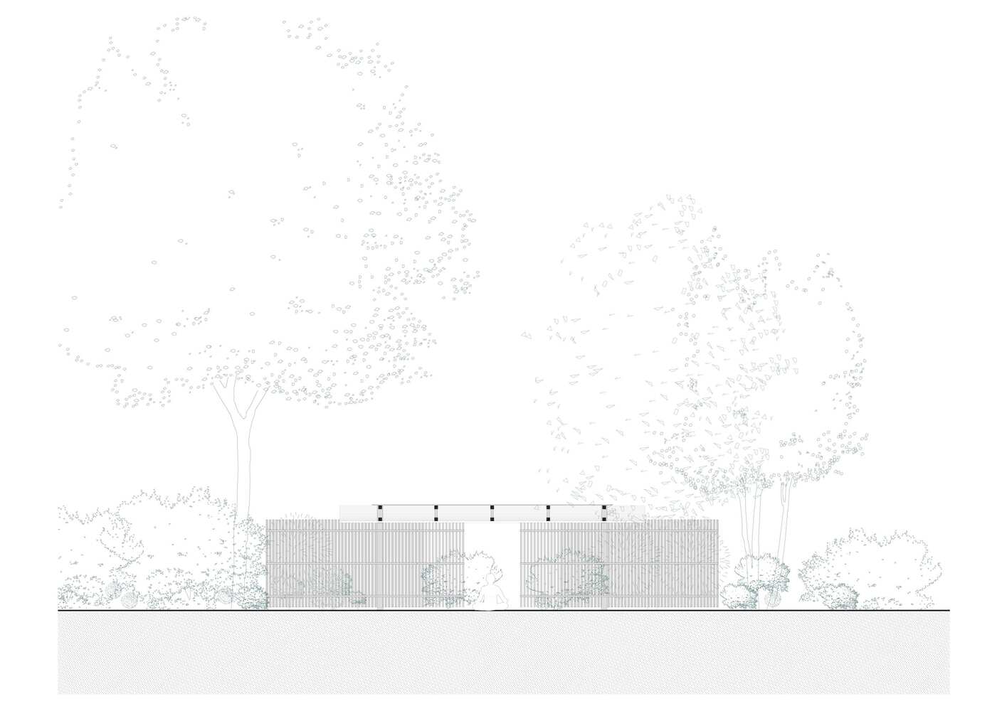 HOU  NO  HANE休息凉亭设计丨雅克  维茨（Jacques Wirtz）-11