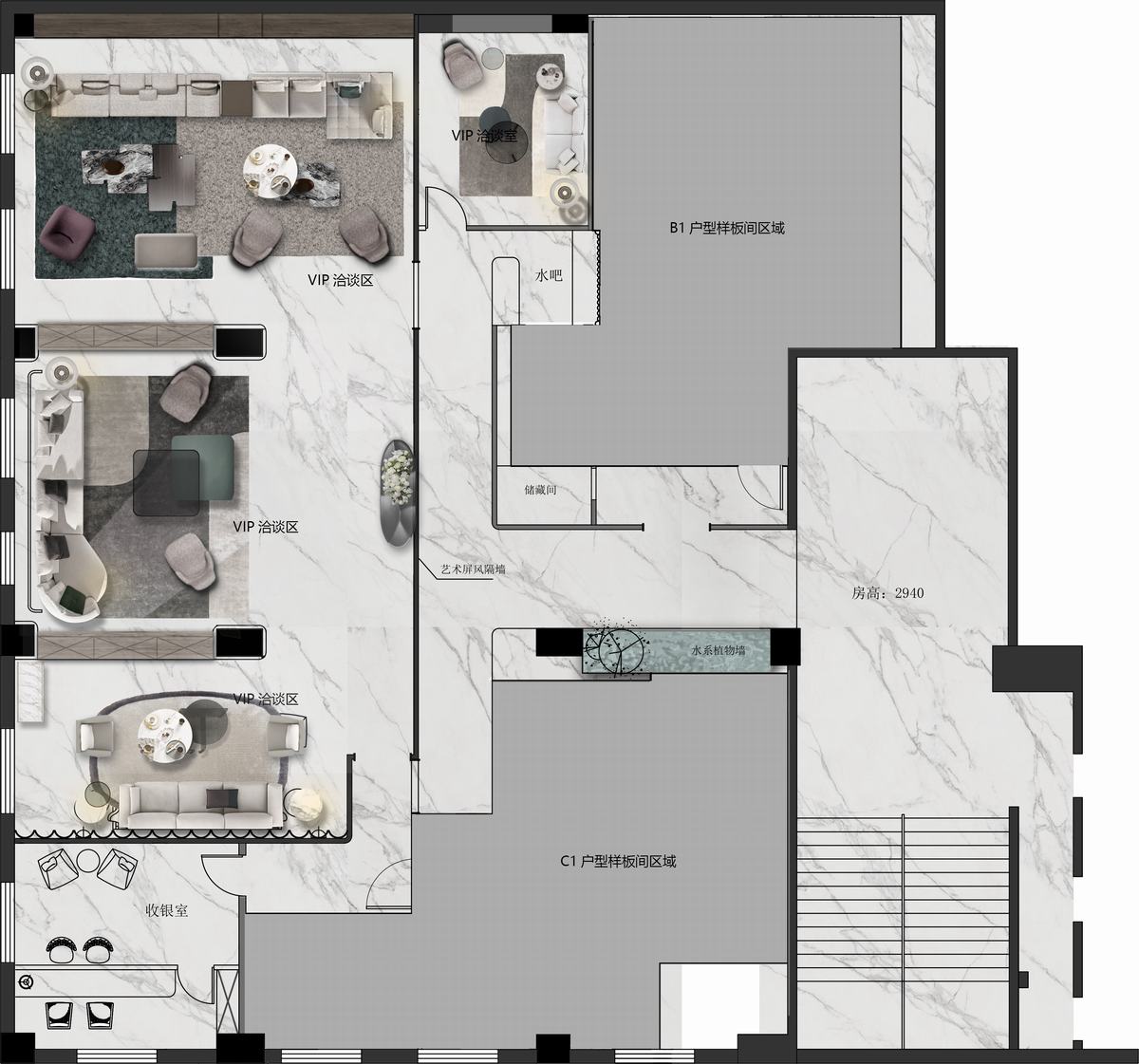 极简、艺术、智能未来的空间 | HY和易国际空间设计-45