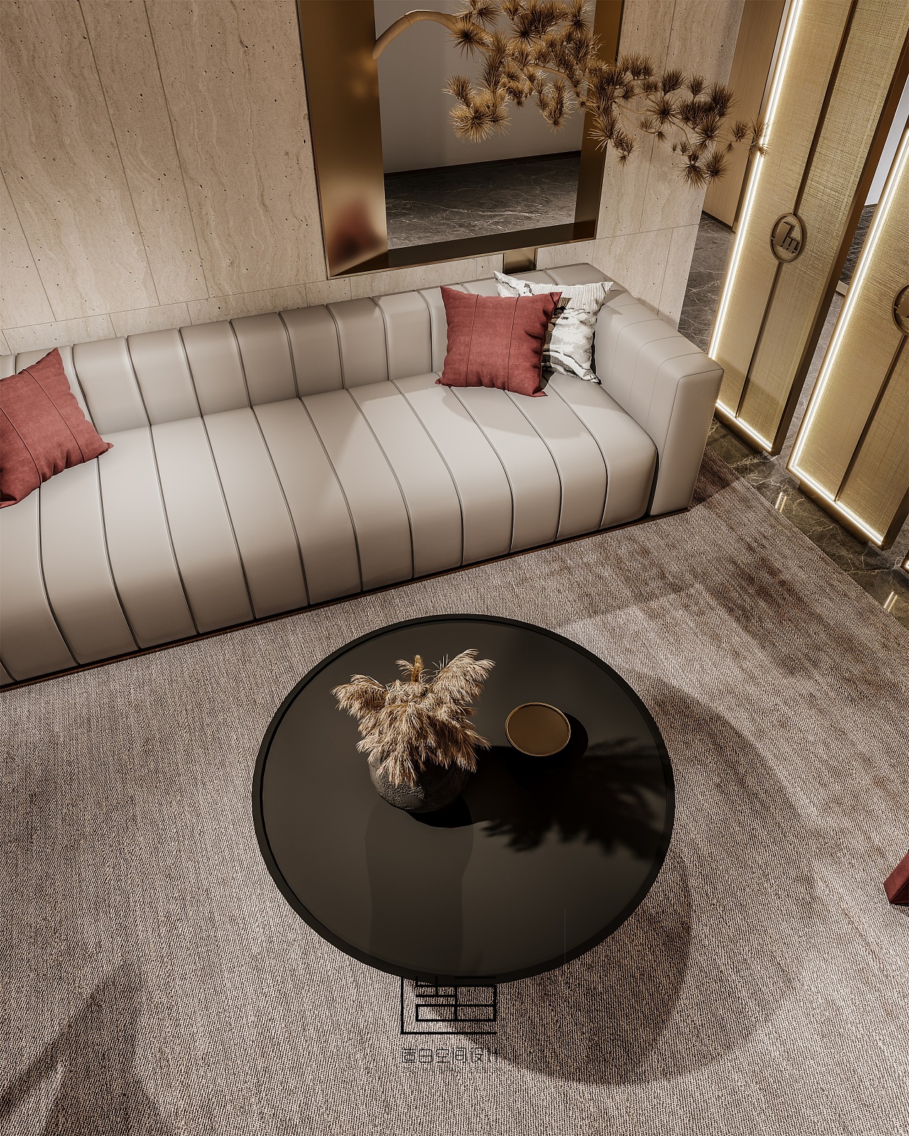 金该表现 | 招商办公设计表现 -8