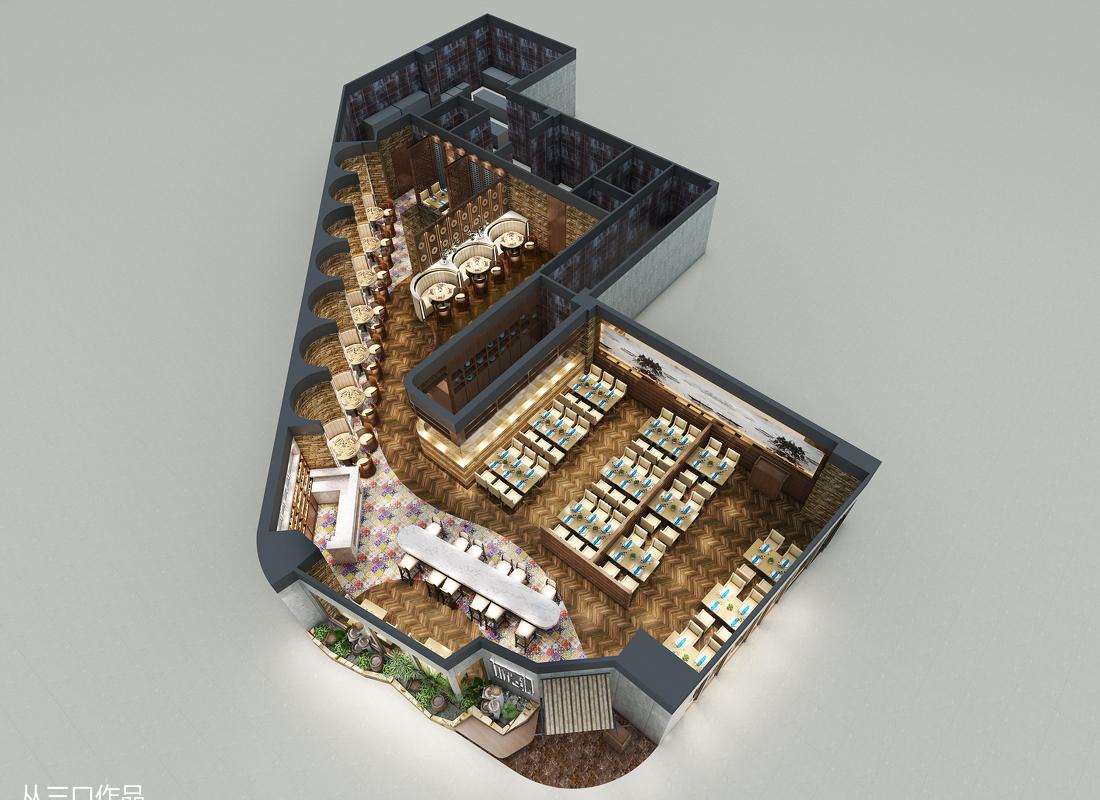 
平阳万达江南宴遇融合餐厅 -9