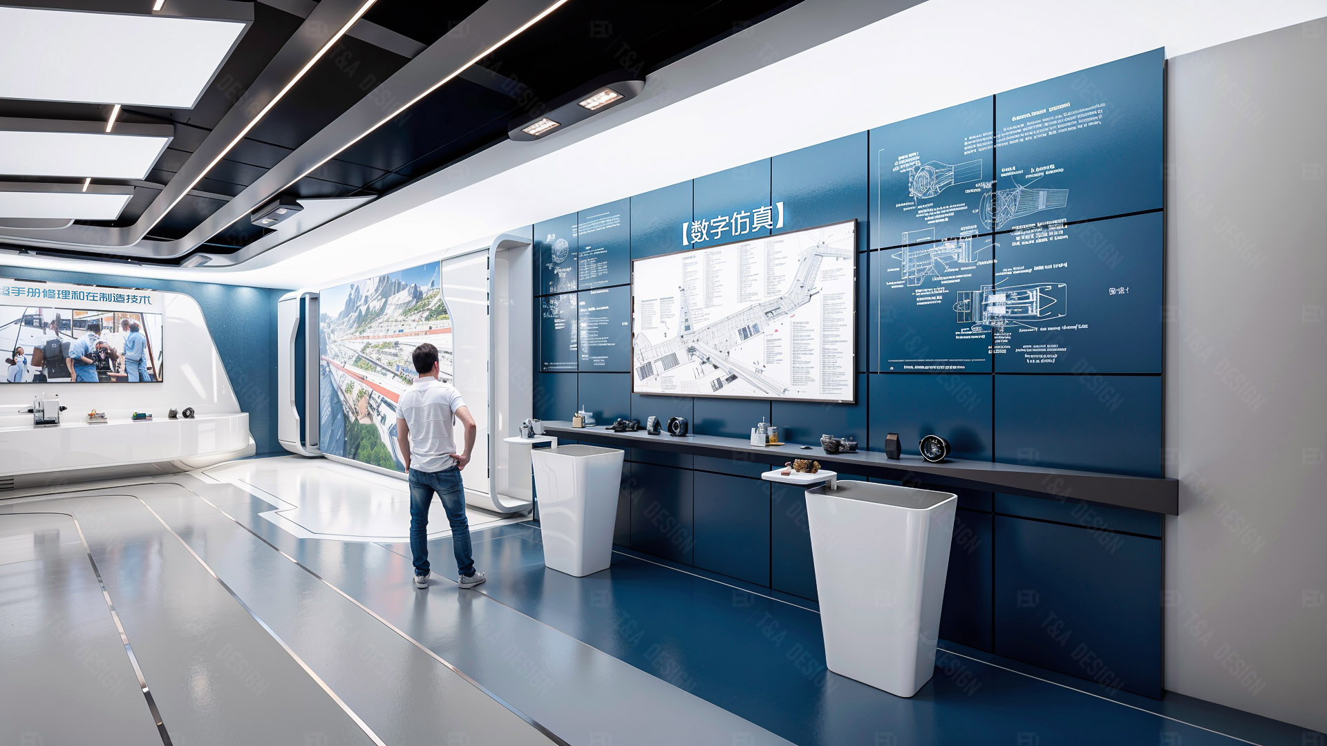 航天企业展厅-15