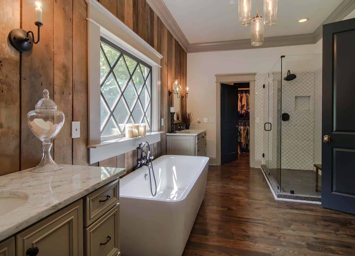 Inside an inviting cottage style house with a woodsy backdrop in Tennessee-13