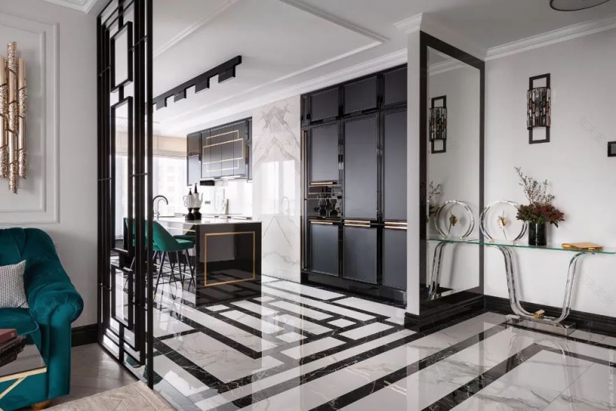 简约轻奢风,黄铜元素提升空间高级感-29