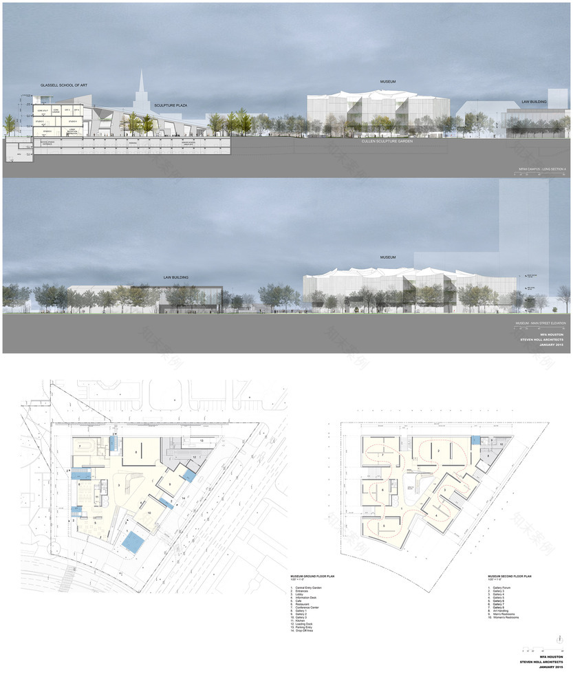 史蒂文·霍尔建筑师为休斯顿艺术博物馆打造创新“云圈”设计-86