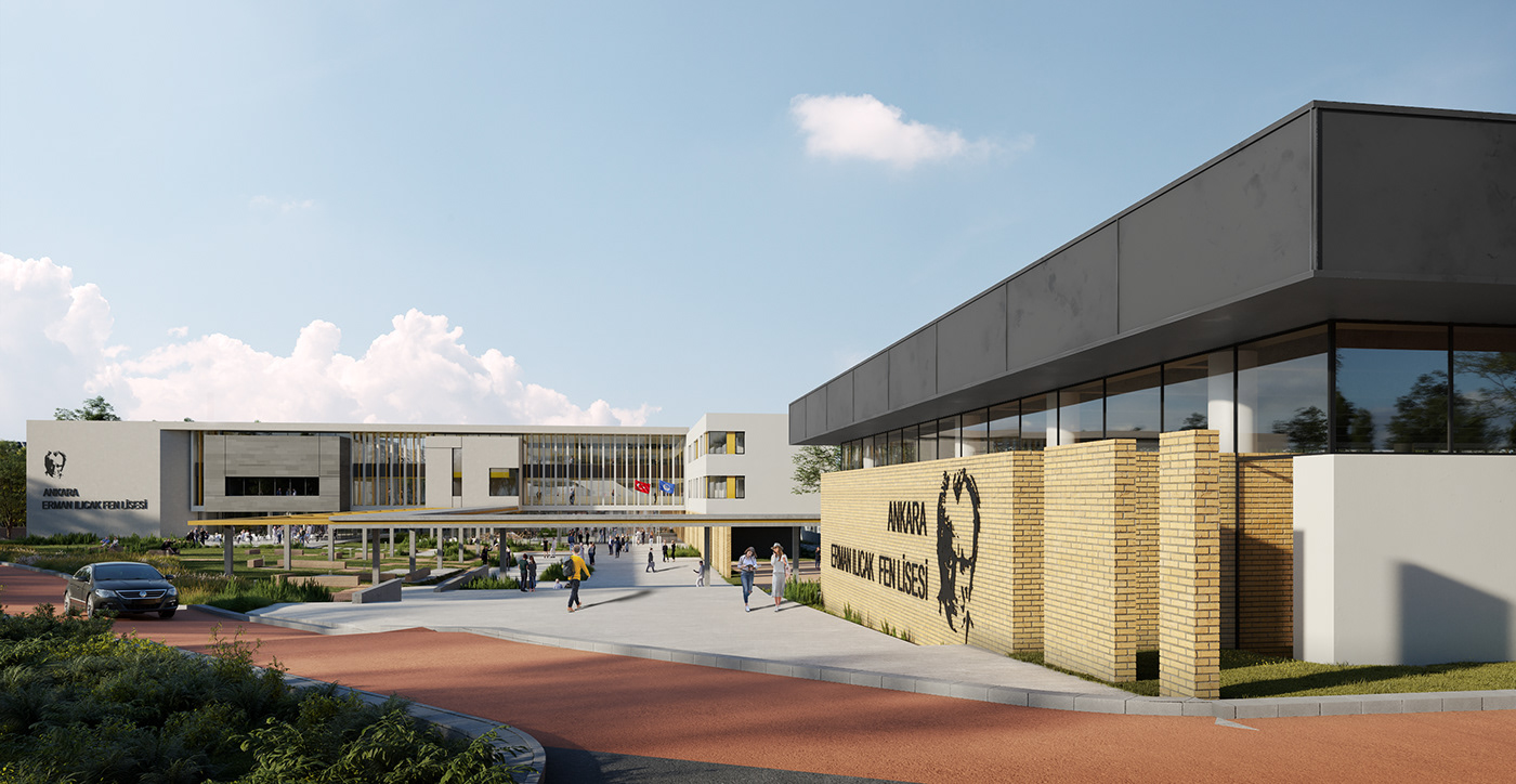 安卡拉埃尔曼·伊利恰克科学高中丨土耳其安卡拉丨CBN Architecture-9