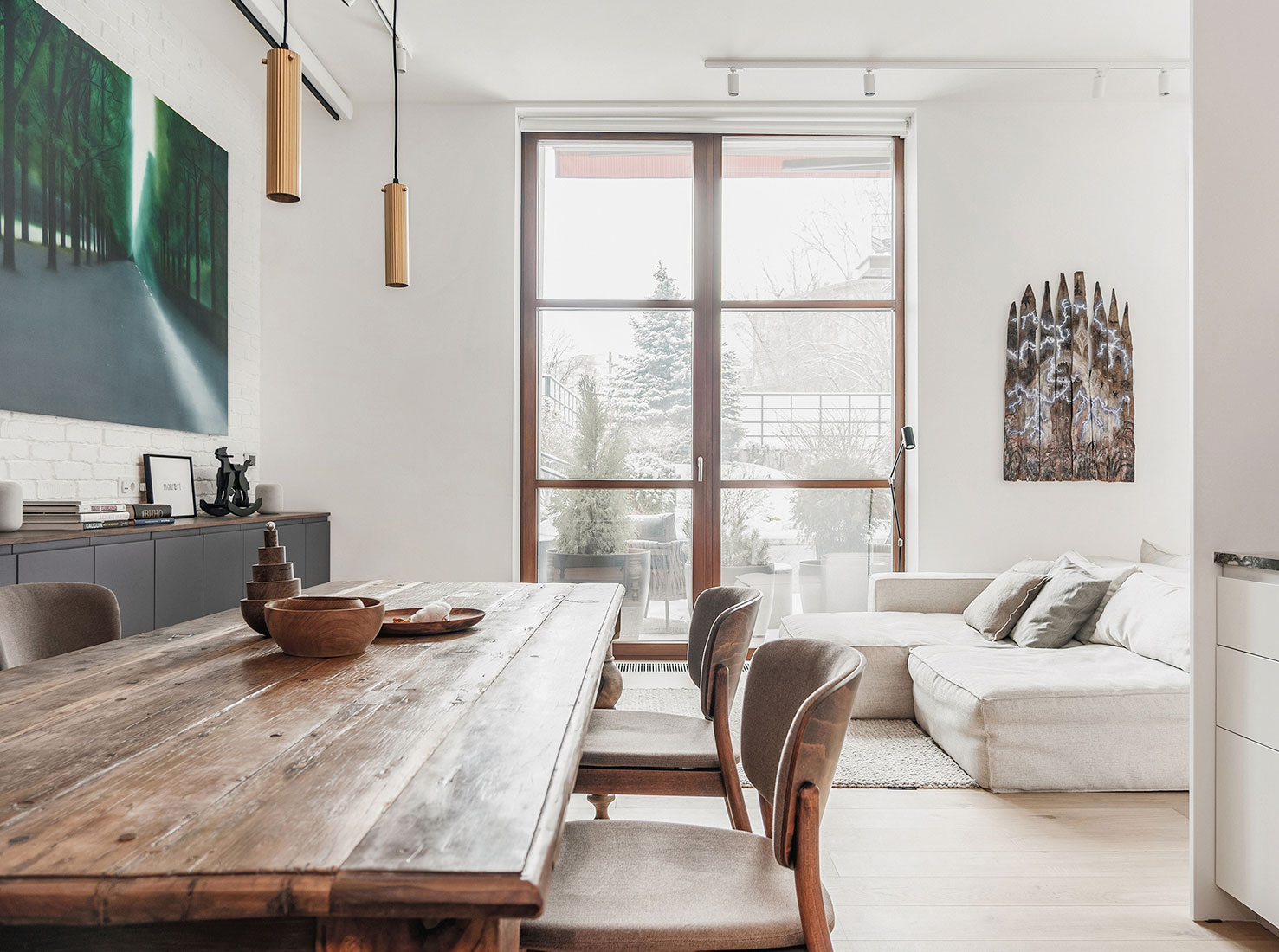 INT2architecture: квартира с антресолью и патио в центре Москвы-6