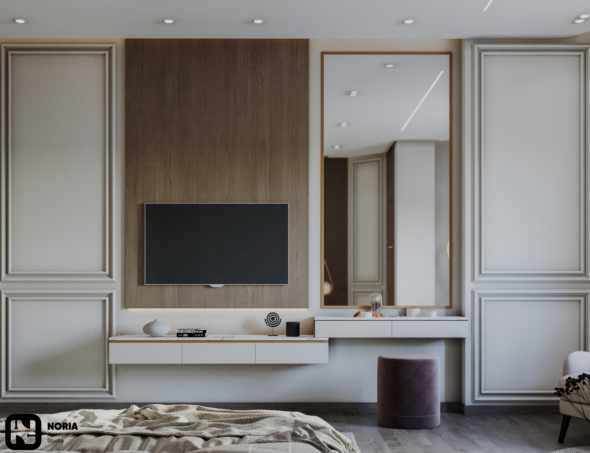 主卧室和施工详图丨埃及丨Noria Studio-7