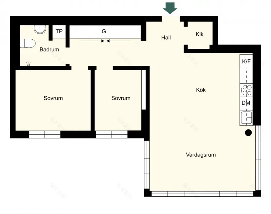 工业风艺术家工作室公寓-19