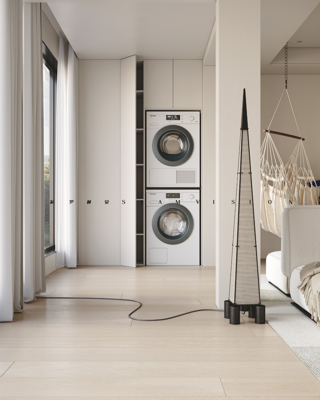 克莱因蓝与奶油色的碰撞-4