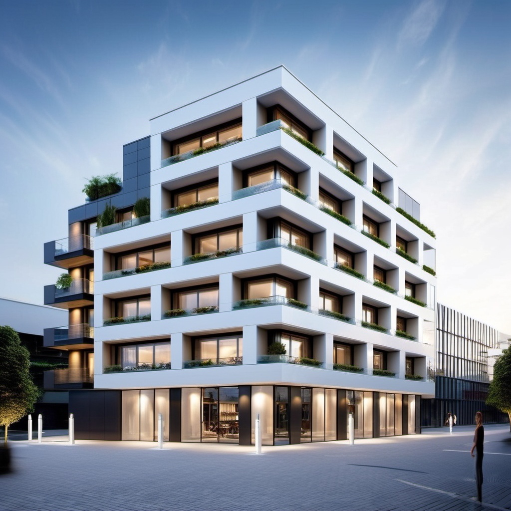 Blok mieszkalny z usługami na parterze Biała Podlaska-0