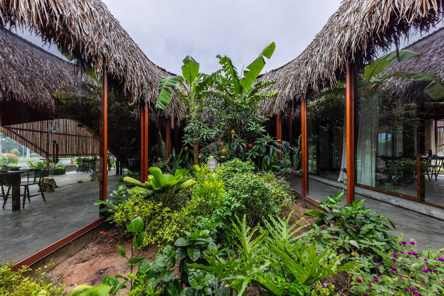 Nhà Tú花园餐厅丨越南丨Long Nguyen Design-67