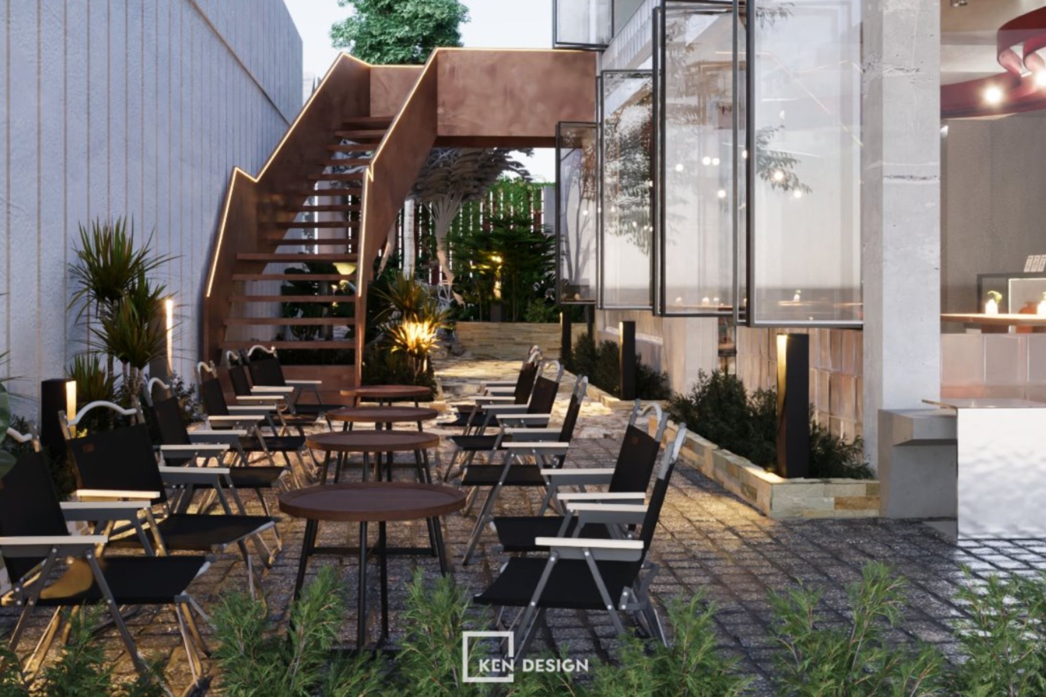 Lacati Cafe咖啡店设计丨越南河内丨KenDesign-16