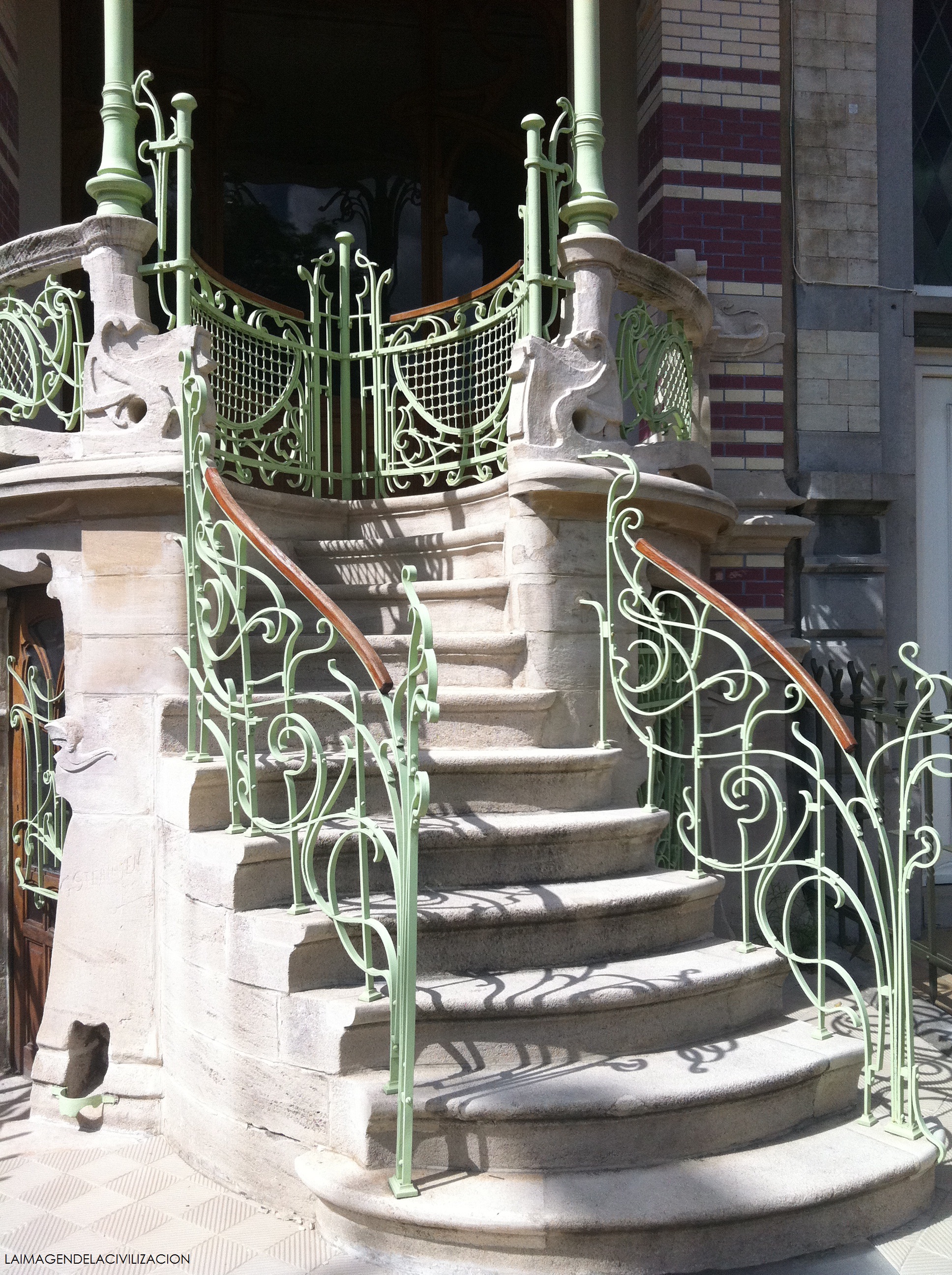 维克多·霍塔的新艺术风格建筑（含其住宅等）丨比利时丨维克多·霍塔等（保罗·汉卡尔等也有贡献）-20