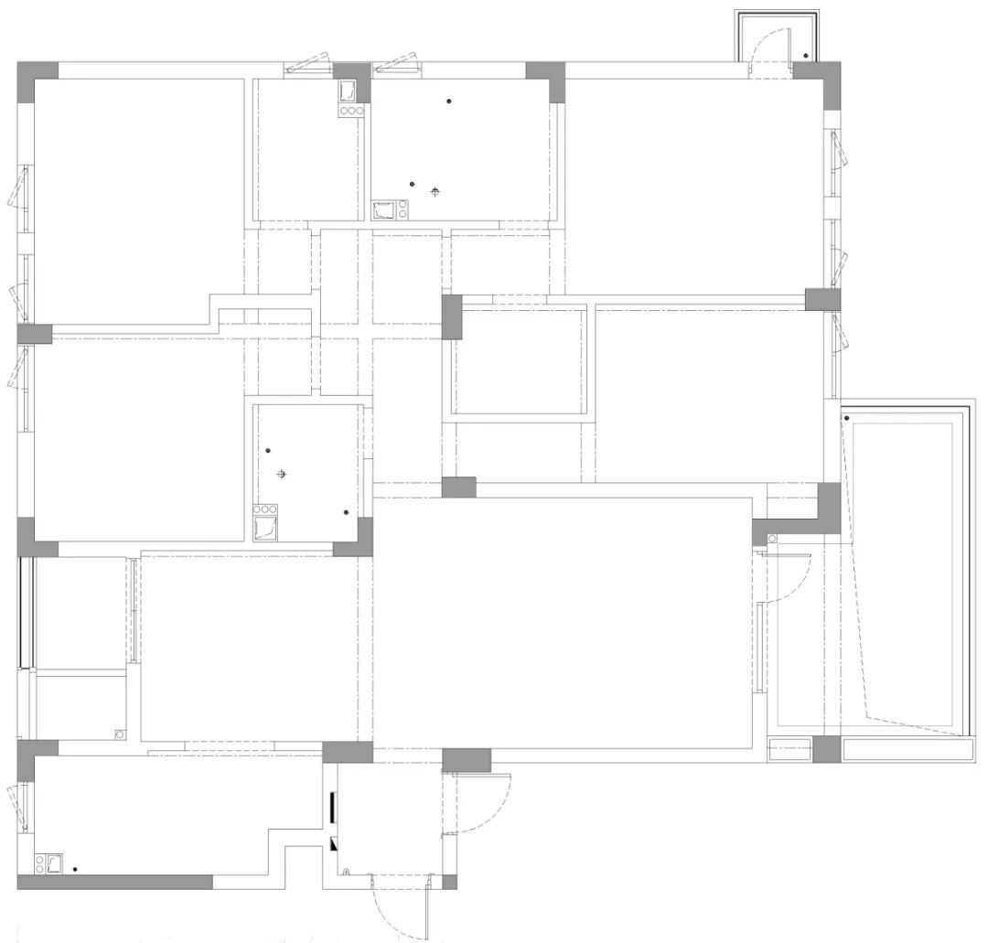 极简纯粹的 187㎡二人世界 · 杭州和家园三室两厅设计丨中国杭州丨菲拉设计-44