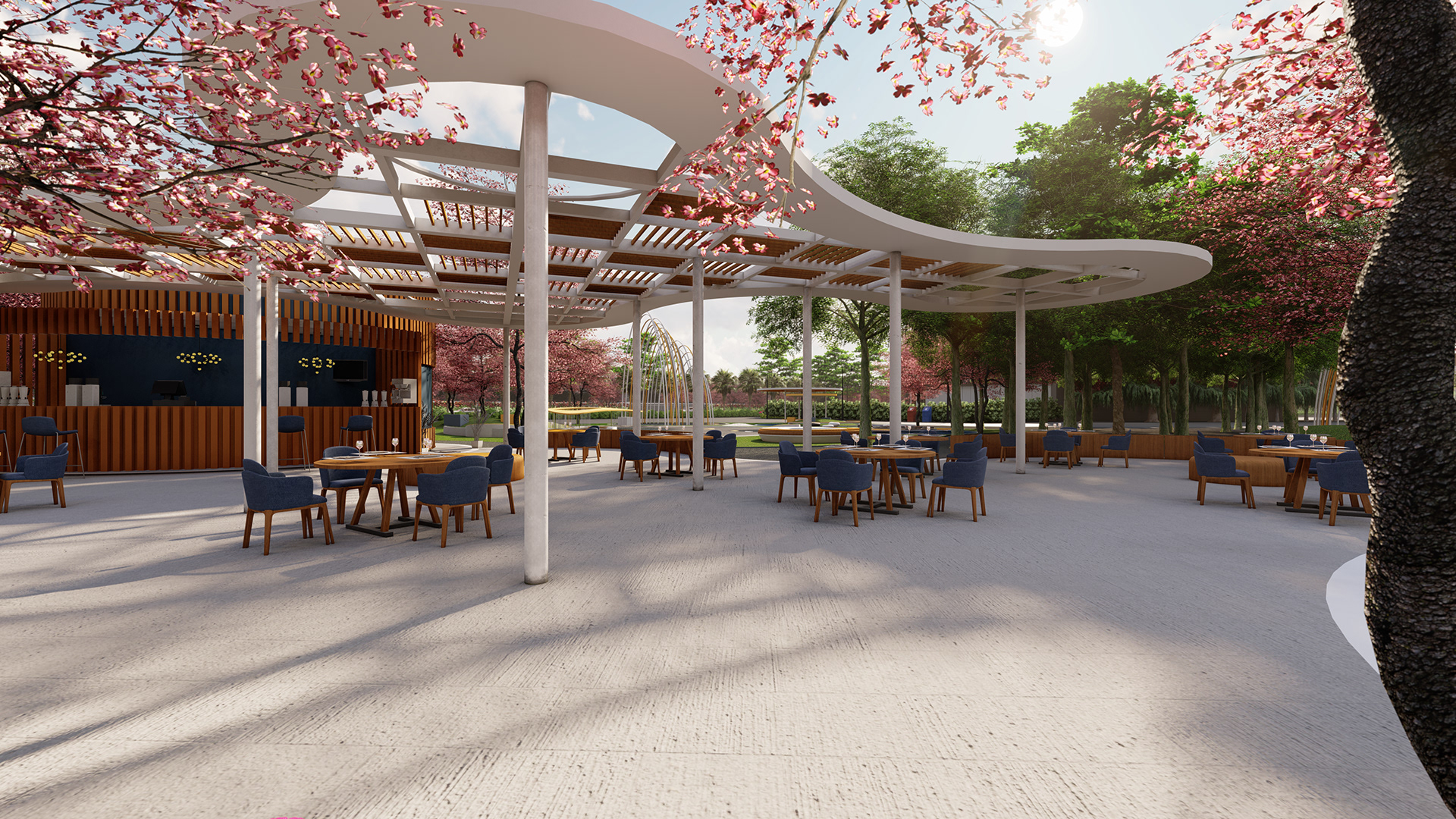 露天咖啡馆设计丨Mariam khalf-2