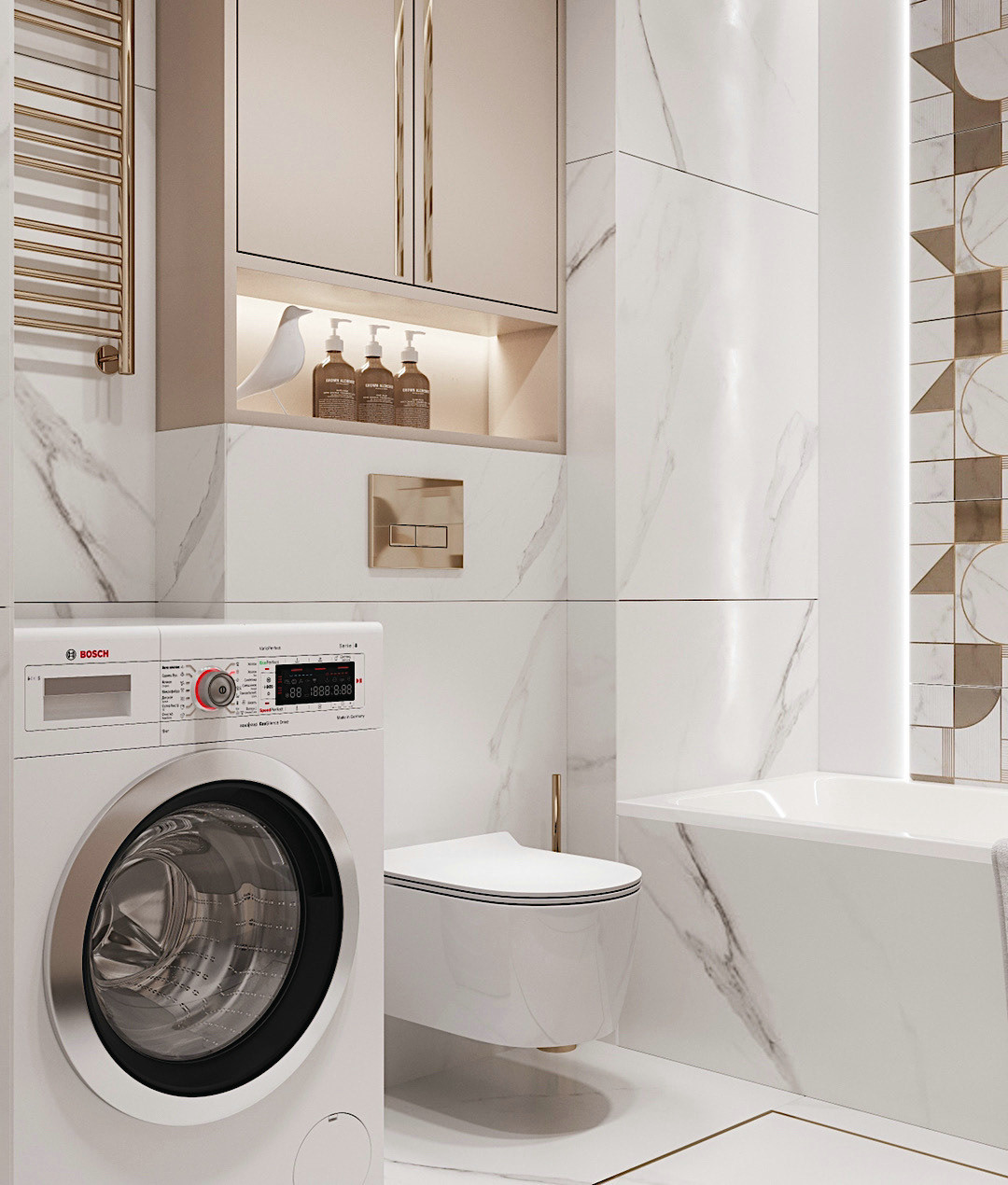 白色系+金属室内设计-27