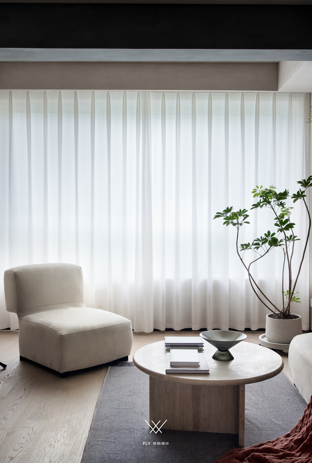 奶油色＋巧克力色,温柔与克制的魅力空间丨中国杭州丨菲拉设计-22