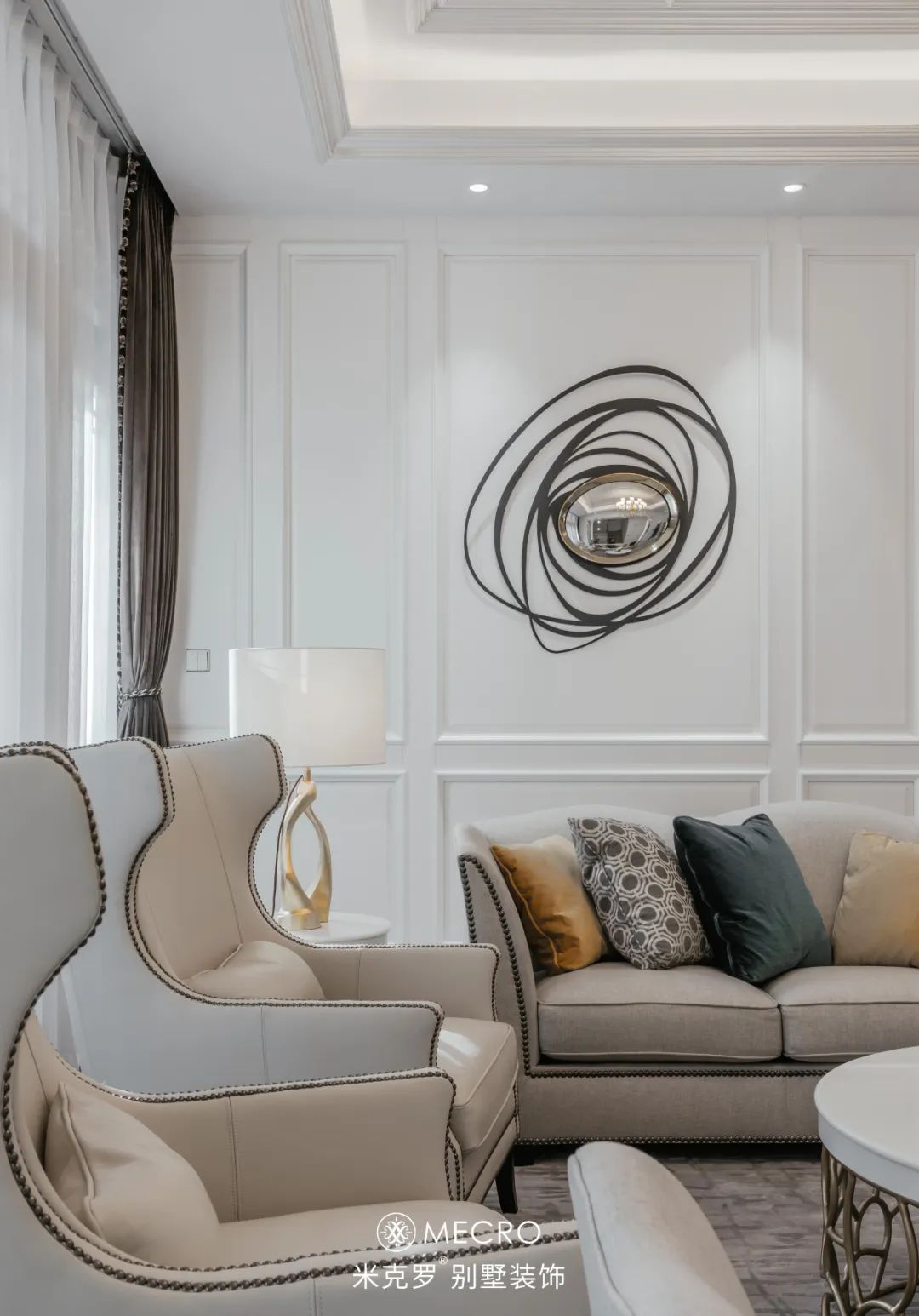 融创·桃花源 650㎡简欧别墅设计丨米克罗别墅装饰-3