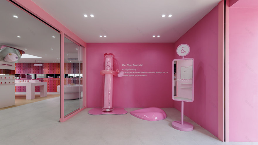 Rom&nd Flagship Store, Pink Office in Seongsu-3