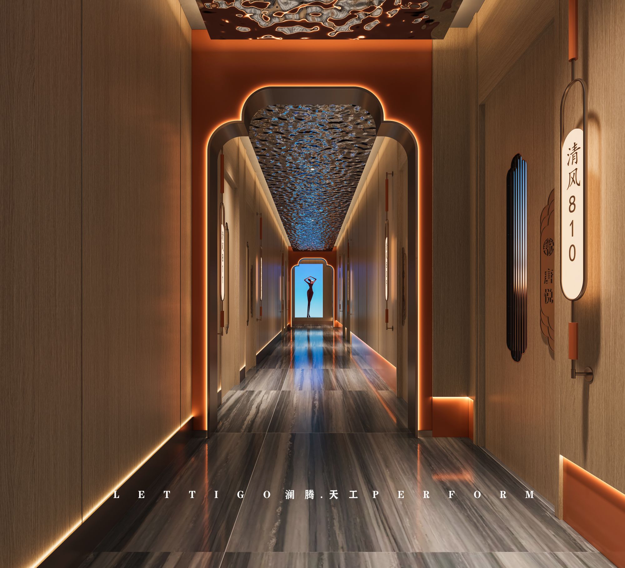 现代中式|足浴会所|SPA养生馆-11