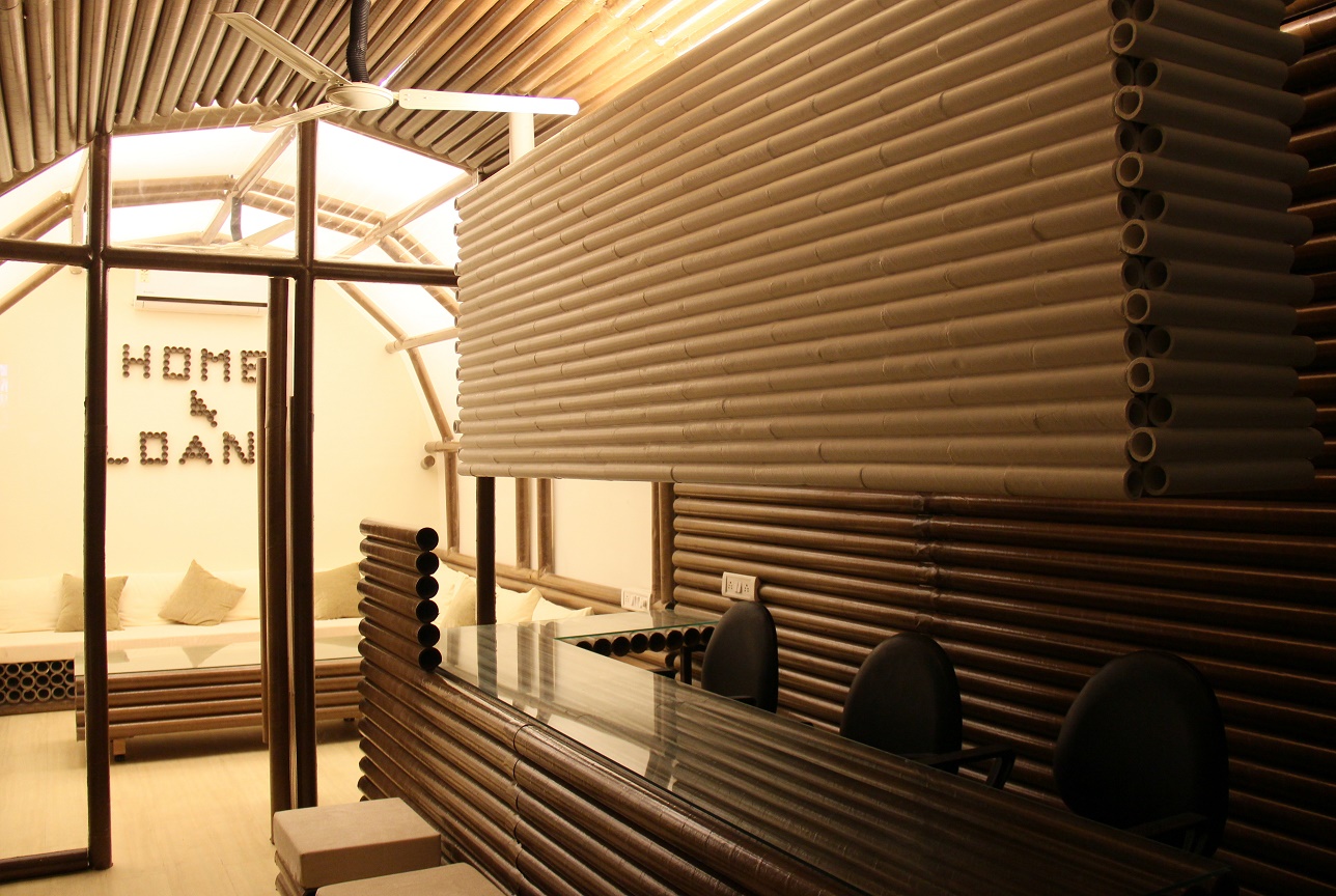 纸管办公室 | 经济实惠的绿色创意空间-16